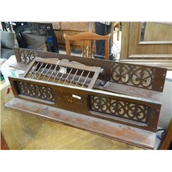 VINTAGE WOOD MUSIC HOLDER - 2PC