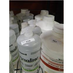 EYESALINE - EYEWASH - 3- 32 OZ  + 2- 16OZ =  5 1-BB 2017 - 3- BB 2018 - 1 BB UNKNOWN MARKED WITH AN 