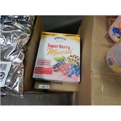 CASE OF JORDANS "SUPER BERRY" MUESLI -EACH CASE CONTAINS 4 X 450 GRAM BOXES - BB FEB 2016