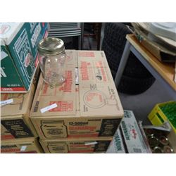BOX OF CANNING JARS - 12-500ML