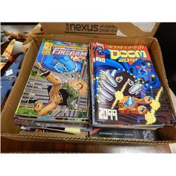 COMIC BOOKS - ASSORTED - APPROXIMATE COUNT 60 - NO WARRANTY, NO GUARANTEE