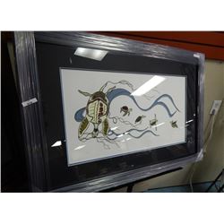 FRAMED LIMITED EDITION PRINT - TURTLES - THOMAS GEORGE - GALLERY ESTIMATE - $625