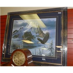 FRAMED LIMITED EDITION PRINT - SILENT WING - FRED BUCKWITZ -GALLERY ESTIMATE - $1025