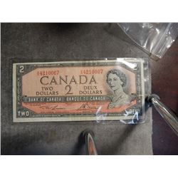 PAPER MONEY'S - CANDIAN 1954 $2 BILL - 7788