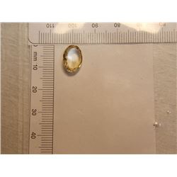 OVAL CUT CITRINE GEMSTONE