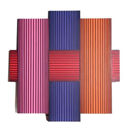 Richard Anuszkiewicz, Translumina with Deep Blue, Painted 3-D Wood Construction