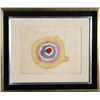 Image 1 : Kenneth Noland, Target, Watercolor
