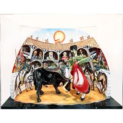 Red Grooms, Los Aficianados, Three-Dimensional Lithograph