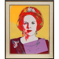 Andy Warhol, Queen Beatrix of the Netherlands (FS.II.341), Screenprint