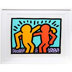 Keith Haring, Best Buddies, Silkscreen