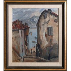 Kamesuke Hiraga, Corse, Oil Painting