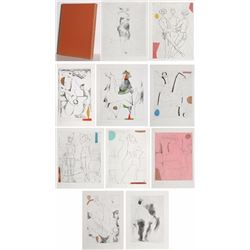 Marino Marini, Tout pres de Marino Portfolio of 10 Aquatint Etchings