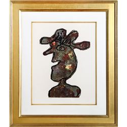 Jean Dubuffet, L'Homme au Chapeau, Lithograph