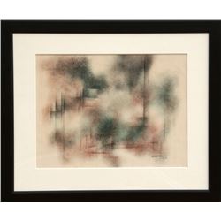 Norman Lewis, untitled, Ink and Watercolor Painting