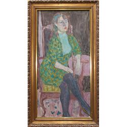 Joseph Solman, Jeannie, Oil Painting