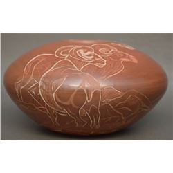 SANTA CLARA POTTERY BOWL BY PAUL NARANJO