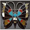 Image 1 : ZUNI BUTTERFLY PIN