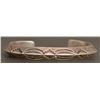 Image 3 : NAVAJO STERLING SILVER QAURD BRACELET BY WAYLON PLUMMER