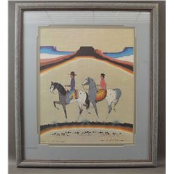 LIMITED EDITION NAVAJO PRINT BY JUSTIN TSO
