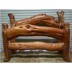 MESQUITE QUEEN SIZE HEAD & FOOT BOARD
