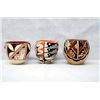 Image 1 : 3 Native American Jemez Polychrome Pottery Jars