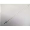 Image 2 : Zuni Sterling Turquoise Cross Pendant Necklace
