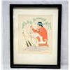 Image 3 : Pair of Navajo Silkscreen Prints by Harrison Begay