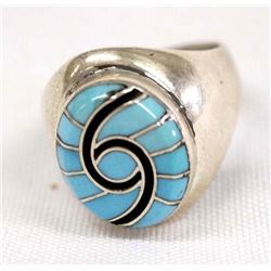 Zuni Sterling Double Hummingbird Ring, Quandelacy