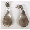 Image 2 : 1930 Navajo Sterling Bisbee Turquoise Earrings