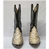 Image 2 : Pr Pistolero Python Skin Cowboy Boots, Size 9.5