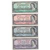 Image 1 : 4 x 1954 Bank Of Canada Bank Notes