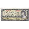 Image 1 : 1954 Bank Of Canada $20 Bank Note - Beattie/Rasminsky