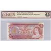 Image 3 : 1974 Bank Of Canada $2 Two Letter Replacement Bank Note - BCS Certified UNC 63