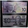 Image 2 : 1986 - 2001 Canada Lasting Impressions $10 Bank Note Set