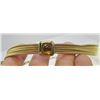 Image 2 : 14 Kt Yellow Gold Beautiful Mesh & Citrine Choker With Matching Bracelet - 27.8 Grams AGW