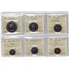 Image 1 : 1973 Canada ICCS Graded Coin Set - All PL 65 Or Above