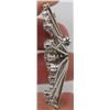 Image 4 : Large 18 Kt White Gold & Diamond Star Burst Brooch - 1.08 CTW - Appraised