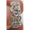 Image 1 : Platinum & Diamond Bead Set Eternity Band - Size 4 1/2 - Appraised Value $ 3150