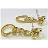 Image 2 : 18 Kt Yellow Gold Beautifully Made Looped Dangle Clip-On Earrings - 28 gms AGW