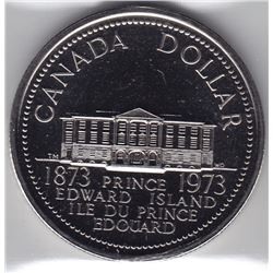 1973 Canada ICCS Graded $1 Dollar Coin - PL 66