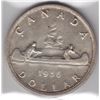 Image 1 : 1956 Canada ICCS Graded Silver $1 Dollar Coin - MS 63