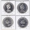 Image 2 : 4 Canadian Silver Dollars - ALL PL 65 - 1964, 1963, 1965, 1967