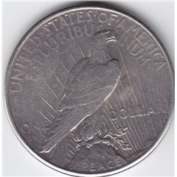 1926 S United States Silver Peace Dollar Coin - AU