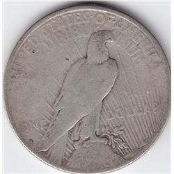 1934 S United States Silver Peace Dollar Coin - G / VG