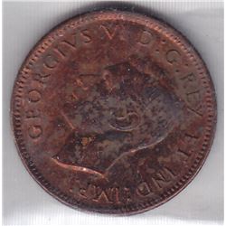 1942 Canada ICCS Graded Small Cent Penny Coin - MS 63