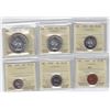 Image 1 : 1959 Canada ICCS Graded Coin Set - All PL64 Or Above