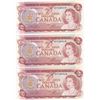 Image 1 : 5 Consecutive 1974 Bank Of Canada $2 Bank Notes - UNC