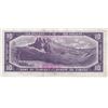 Image 2 : 1954 Bank Of Canada $10 Bank Note with Bank Stamp On Back