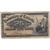 Image 1 : 1900 Dominion Of Canada Twenty-Five Cents Note (Shinplaster)