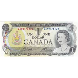 1973 Bank Of Canada $1 Replacement Bank Note